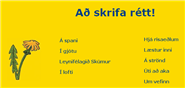 Að skrifa rétt