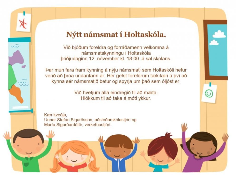 Kynning á nýju námsmati