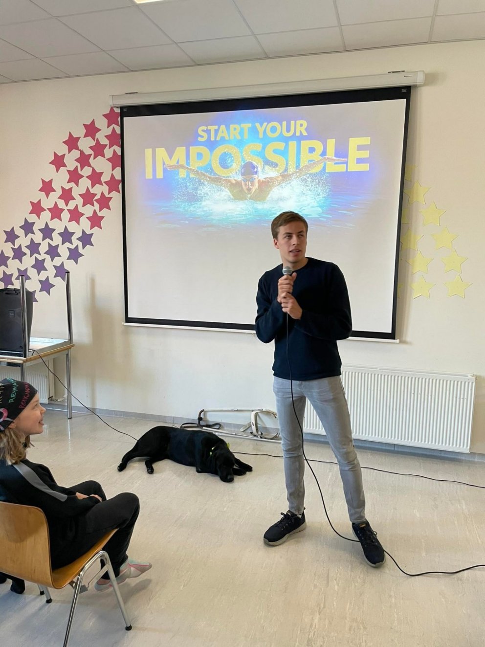 Már Gunnarsson í heimsókn