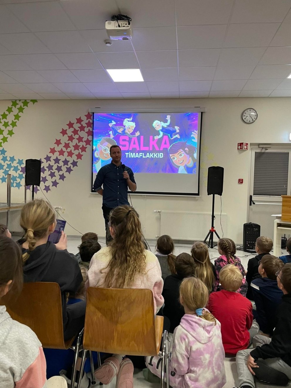 Bjarni Fritz í heimsókn