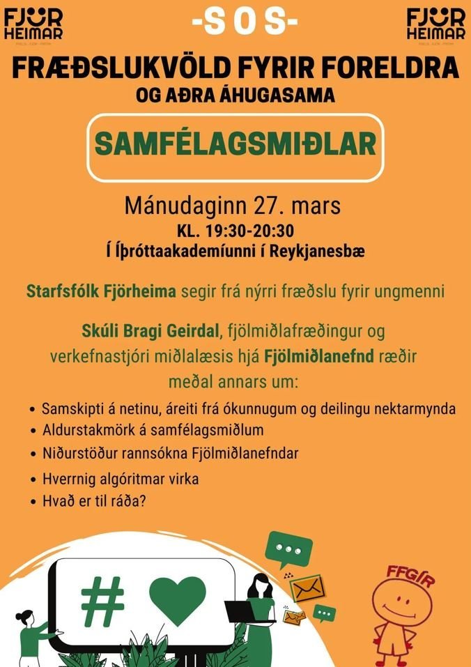 Fræðslukvöld fyrir foreldra