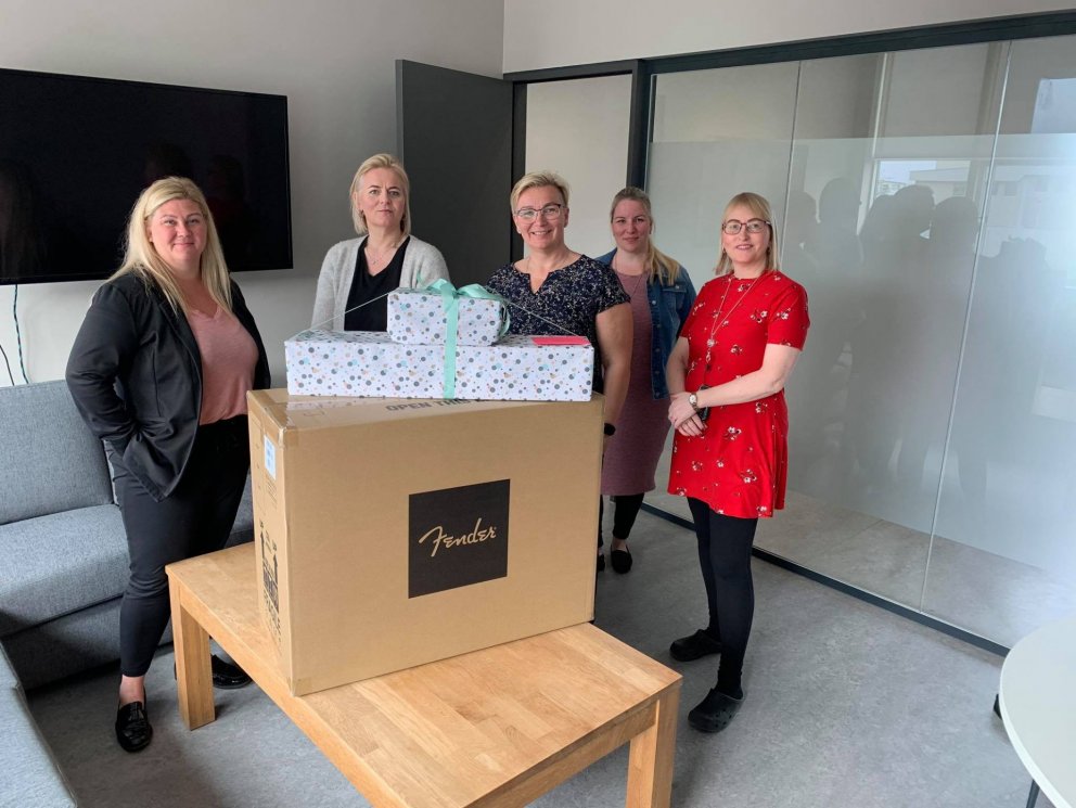 Gjöf frá foreldrafélaginu