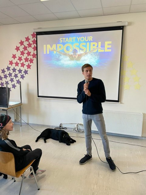 Már Gunnarsson í heimsókn