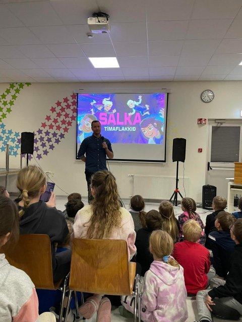 Bjarni Fritz í heimsókn