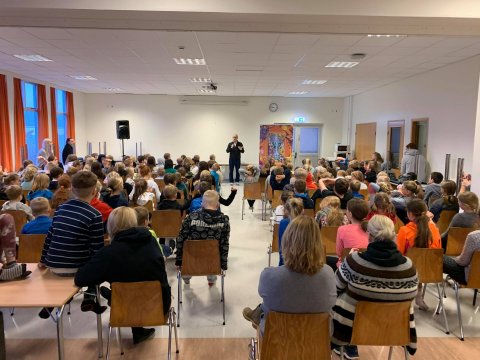 Heimsókn Ævars vísindamanns