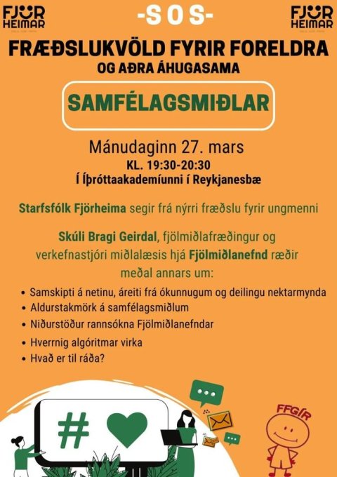 Fræðslukvöld fyrir foreldra