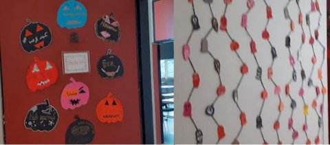 Hrekkjavökuþema í Málveri