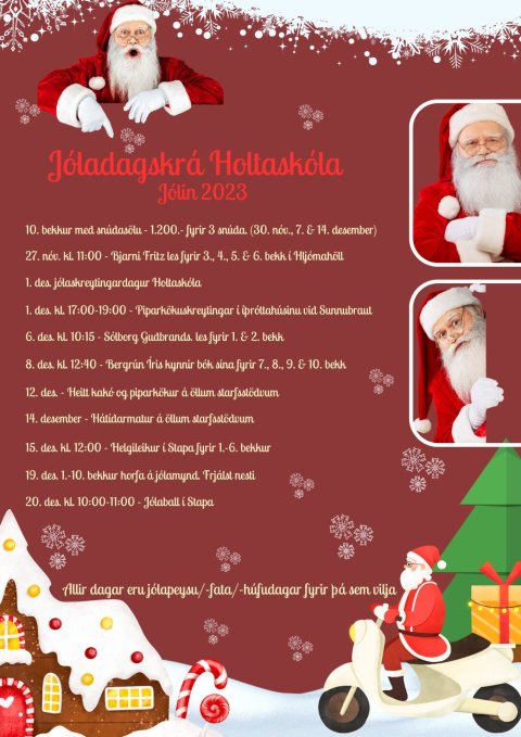 Aðventan í Holtaskóla