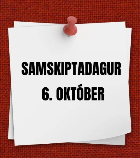 Samskiptadagur, þriðjudaginn 6. október