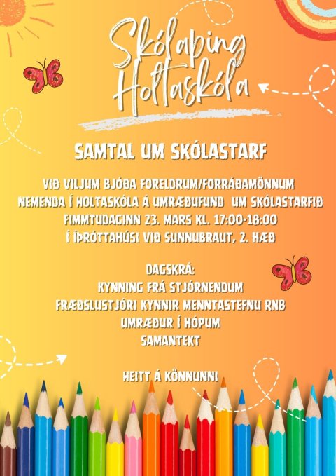 Skólaþing Holtaskóla