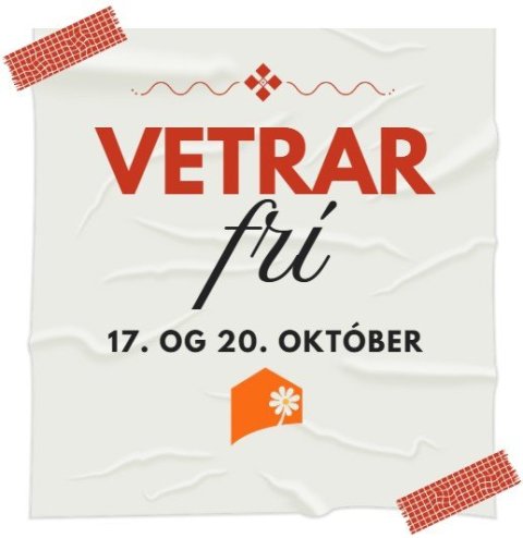 Vetrarfrí 17. og 20. október